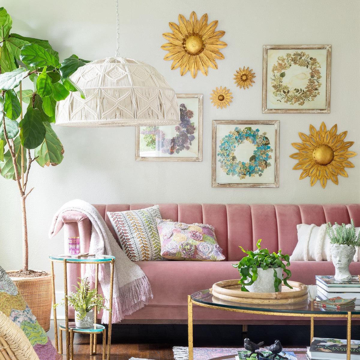 Aged Copper Wall Sunflower, Small - Signastyle Boutique