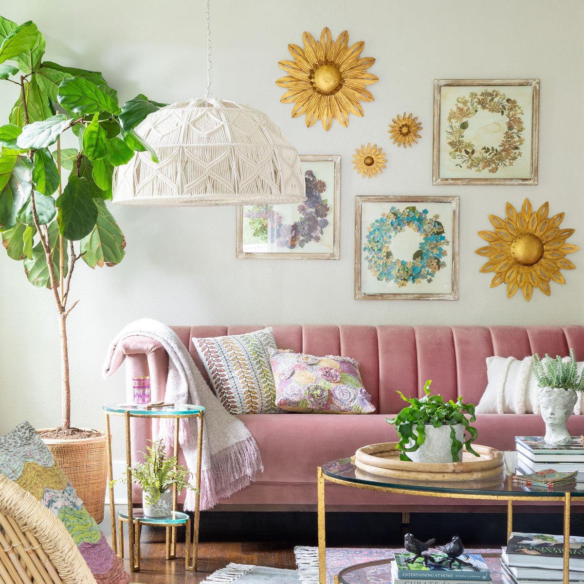 Aged Copper Wall Sunflower, Large - Signastyle Boutique