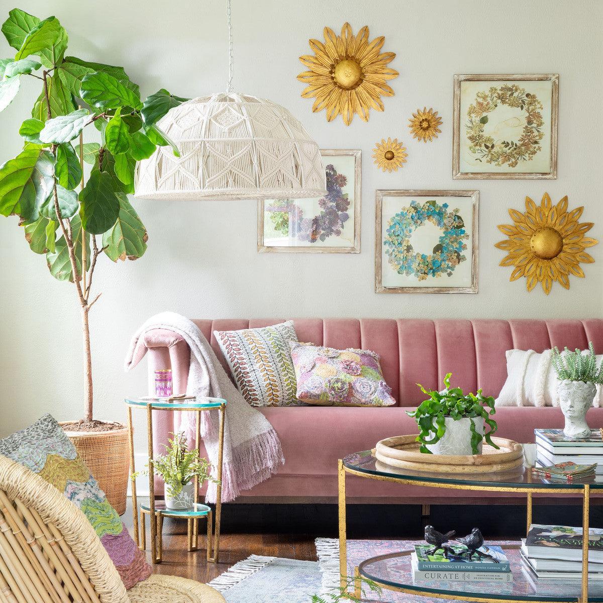 Aged Copper Wall Dahlia, Small - Signastyle Boutique