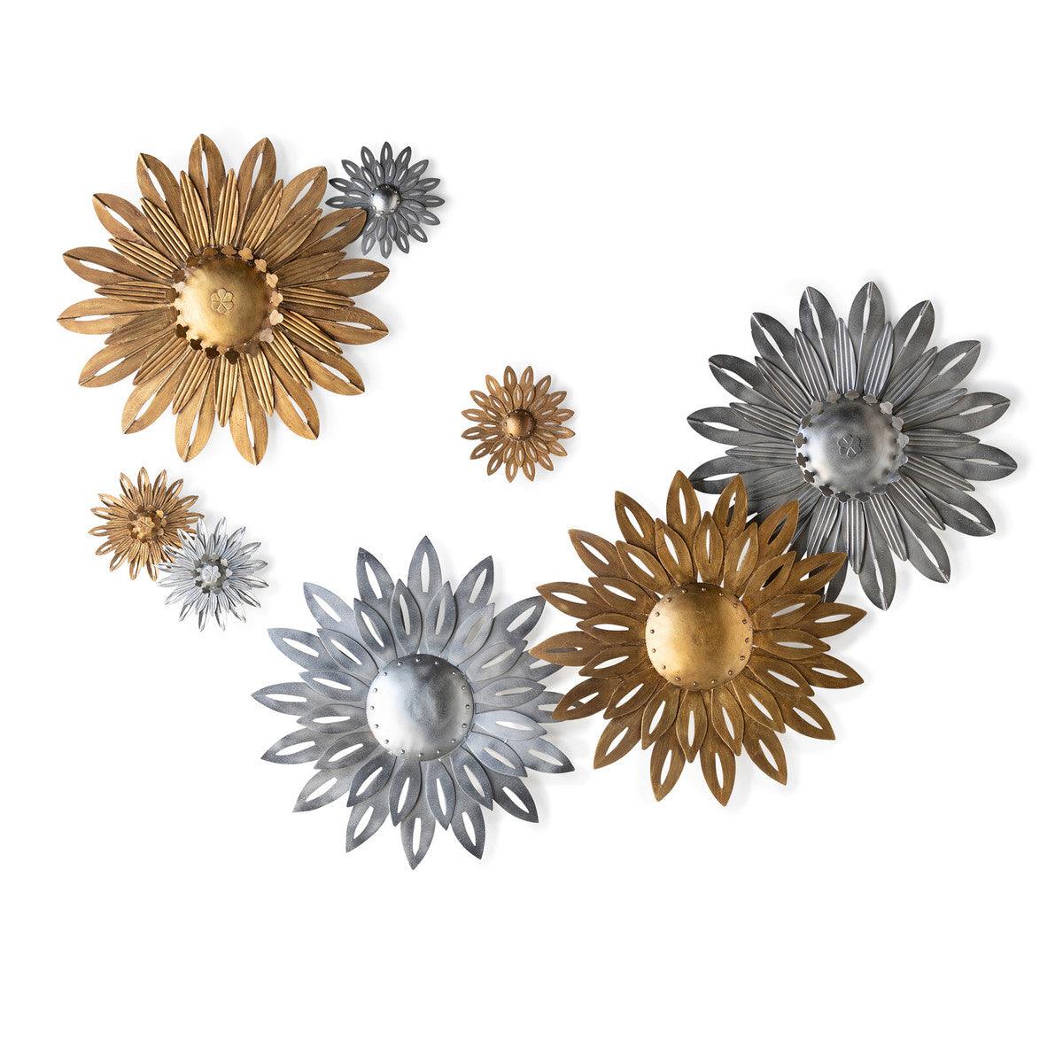 Aged Copper Wall Dahlia, Large - Signastyle Boutique