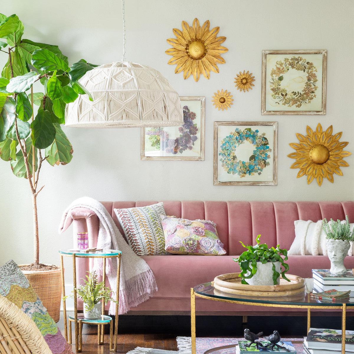 Aged Copper Wall Dahlia, Large - Signastyle Boutique