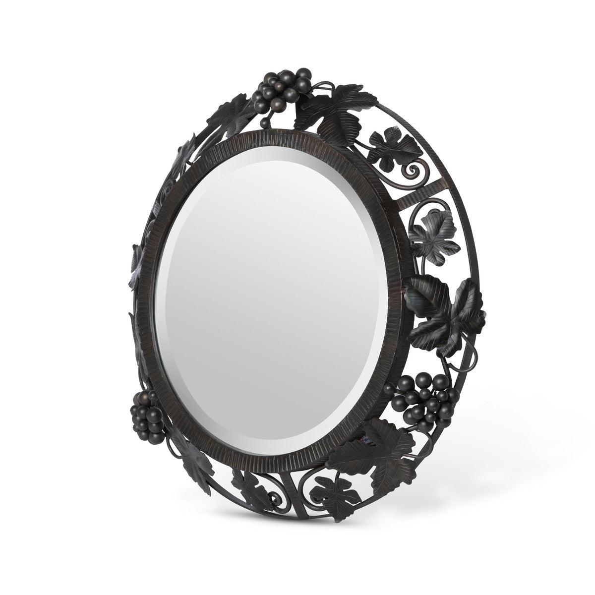 Grapes and Leaves Framed Mirror, Small - Signastyle Boutique