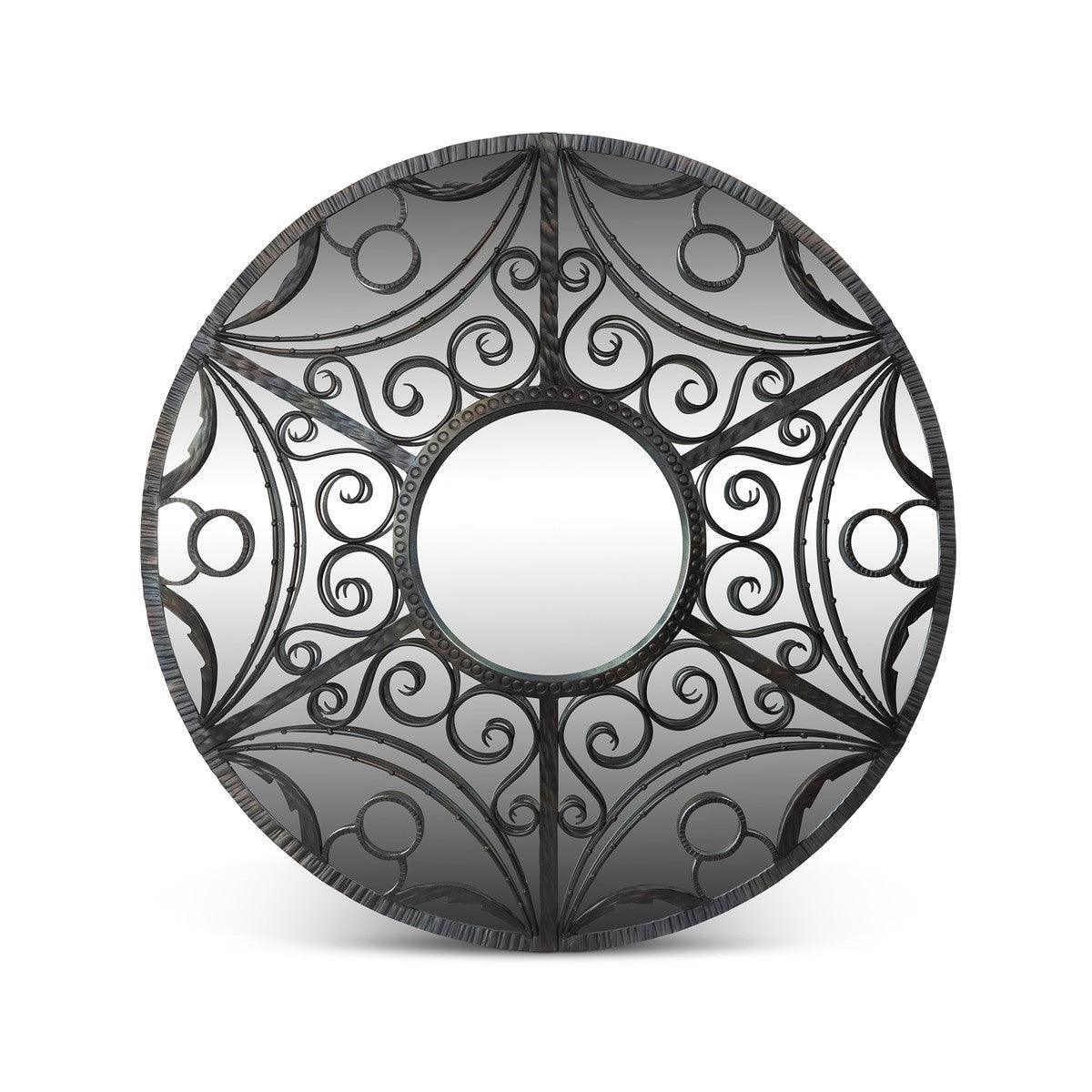 Scroll and Swag Framed Mirror, Large - Signastyle Boutique