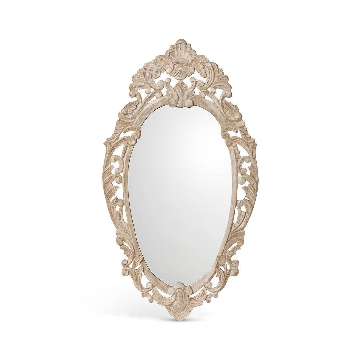 Auvergne Hand Carved Wood Mirror - Signastyle Boutique