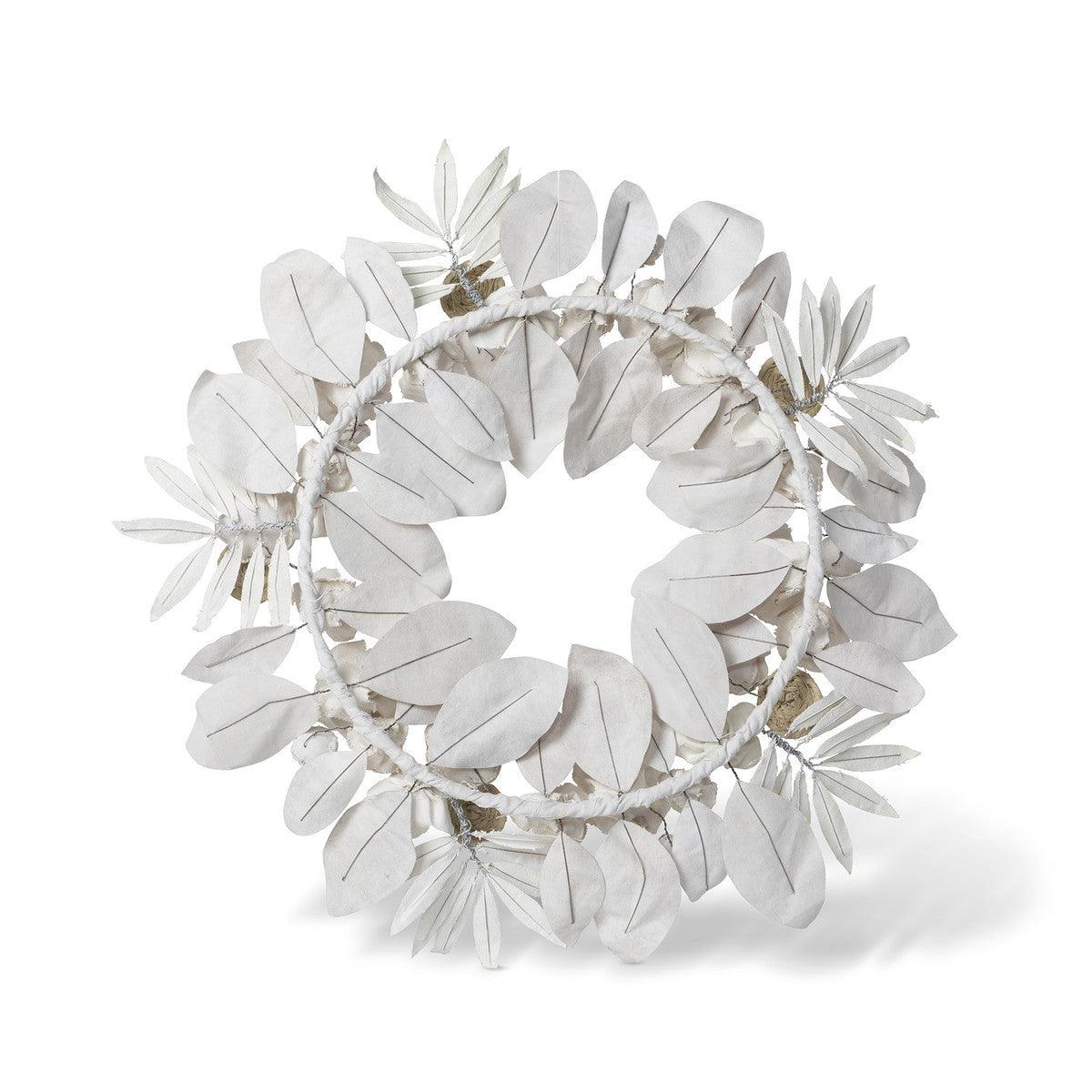 Upcycled Tent Canvas Floral Wreath - Signastyle Boutique