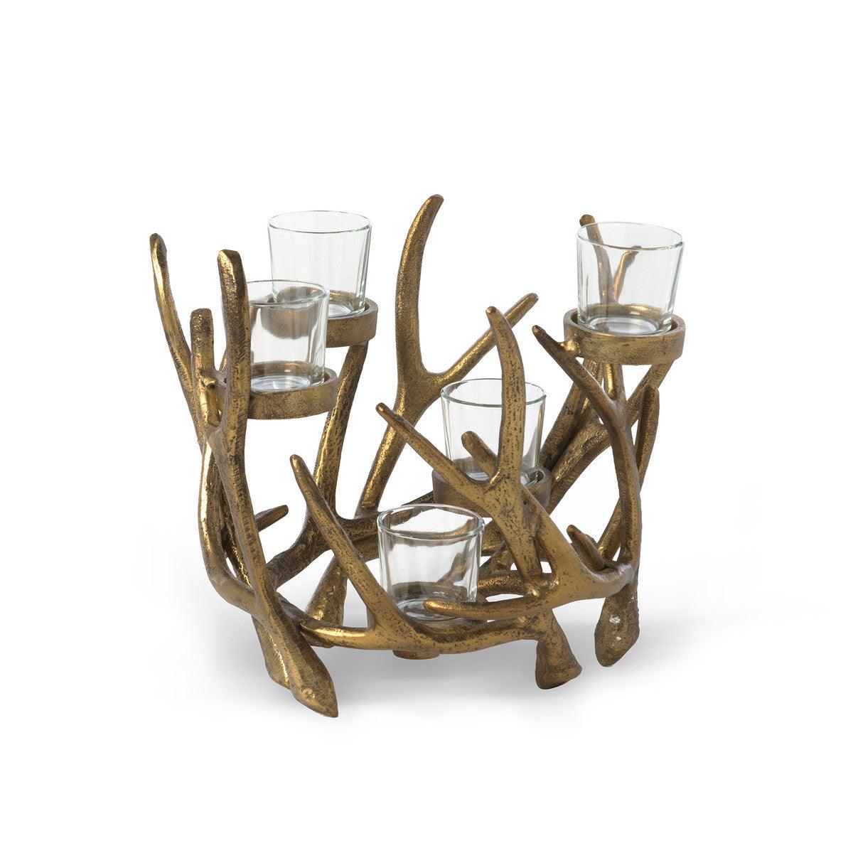 Antler Cast Aluminum Centerpiece x 5 - Signastyle Boutique