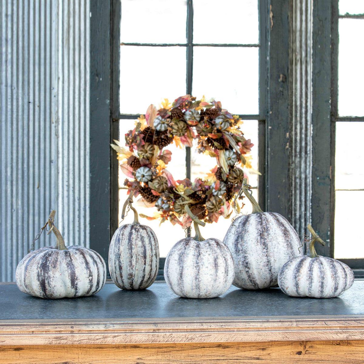 Farmhouse Pumpkins, Set of 5 - Signastyle Boutique