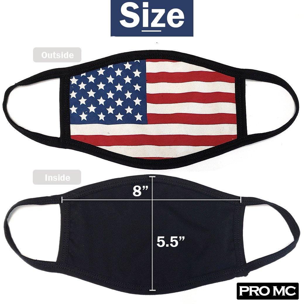 Reusable Washable Face Mouth Protection - USA FLAG - Signastyle Boutique