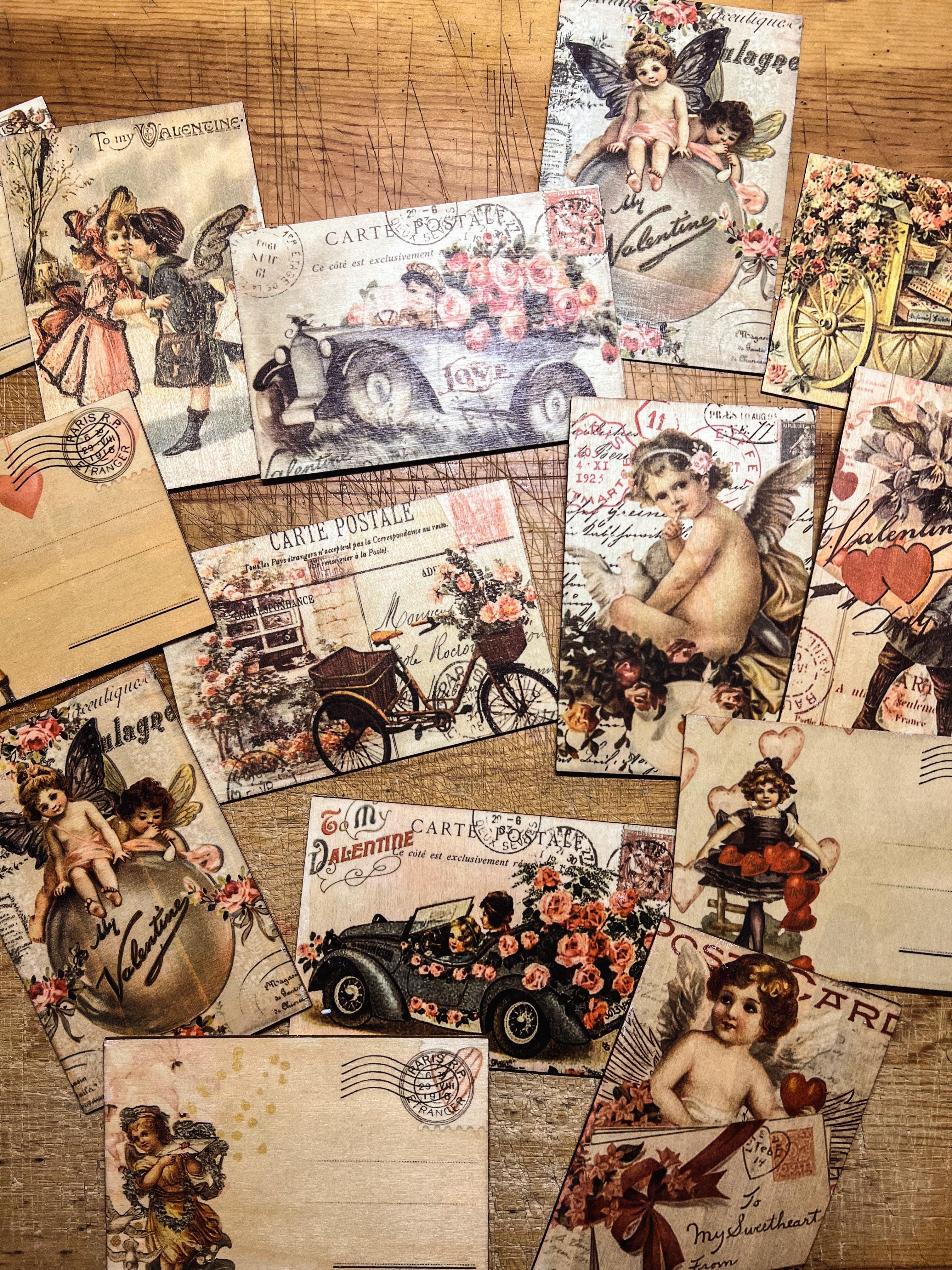 Valentine's Day Wood Postcards - Signastyle Boutique