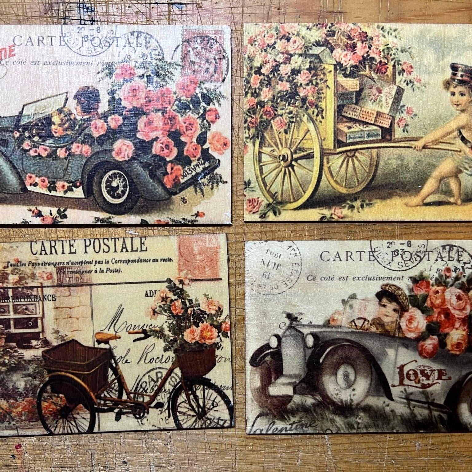 Valentine's Day Wood Postcards - Signastyle Boutique