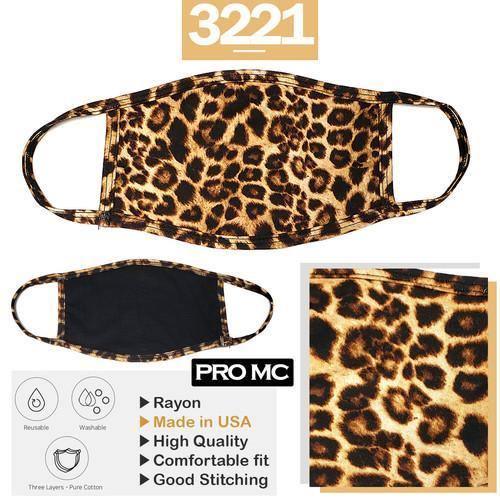 Reusable Washable Face Mouth Protection - LEOPARD - Signastyle Boutique