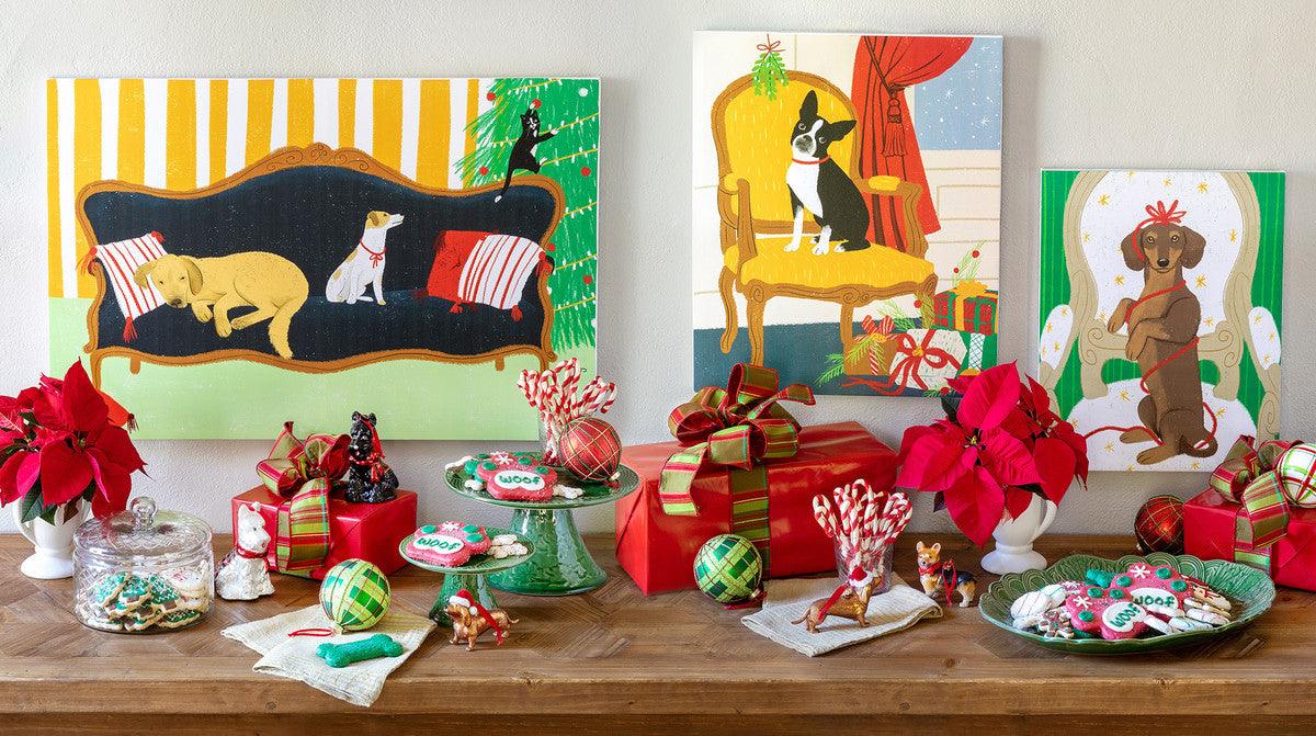 Noelle the French Bulldog on Chair Canvas Print - Signastyle Boutique