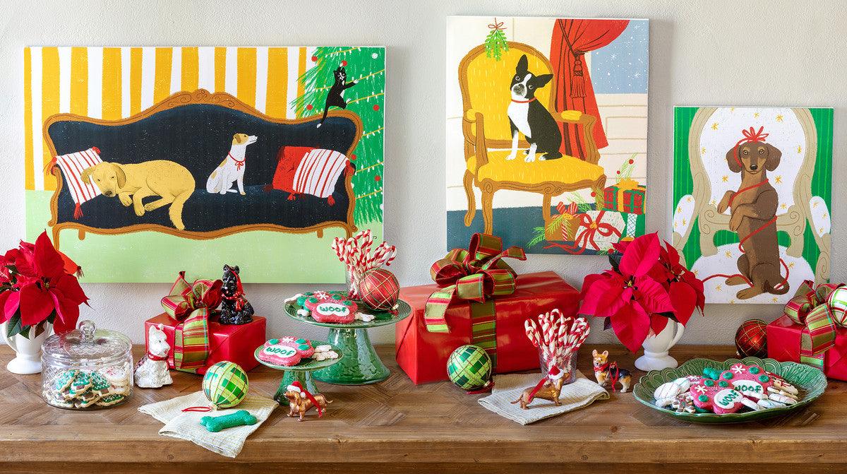 Christmas Eve Pets Canvas Print - Signastyle Boutique