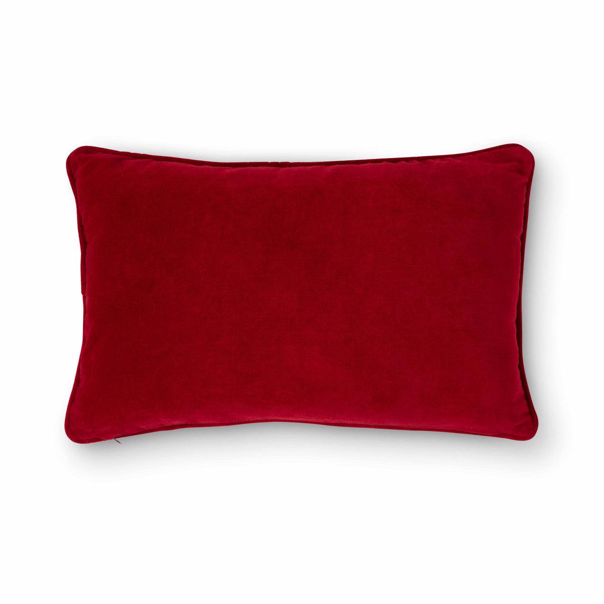 Snowflake Embroidered Cotton Pillow - Signastyle Boutique