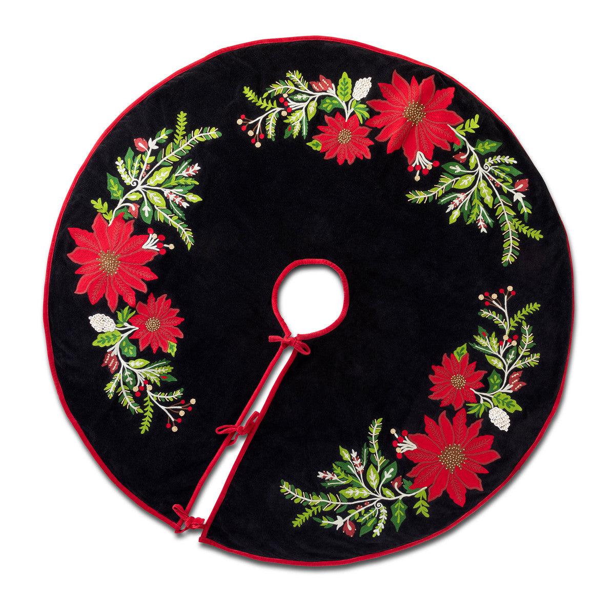 Poinsettia Tree Skirt - Signastyle Boutique