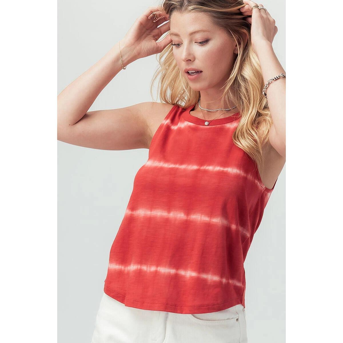 Tie Dye Sleeveless Top - Signastyle Boutique