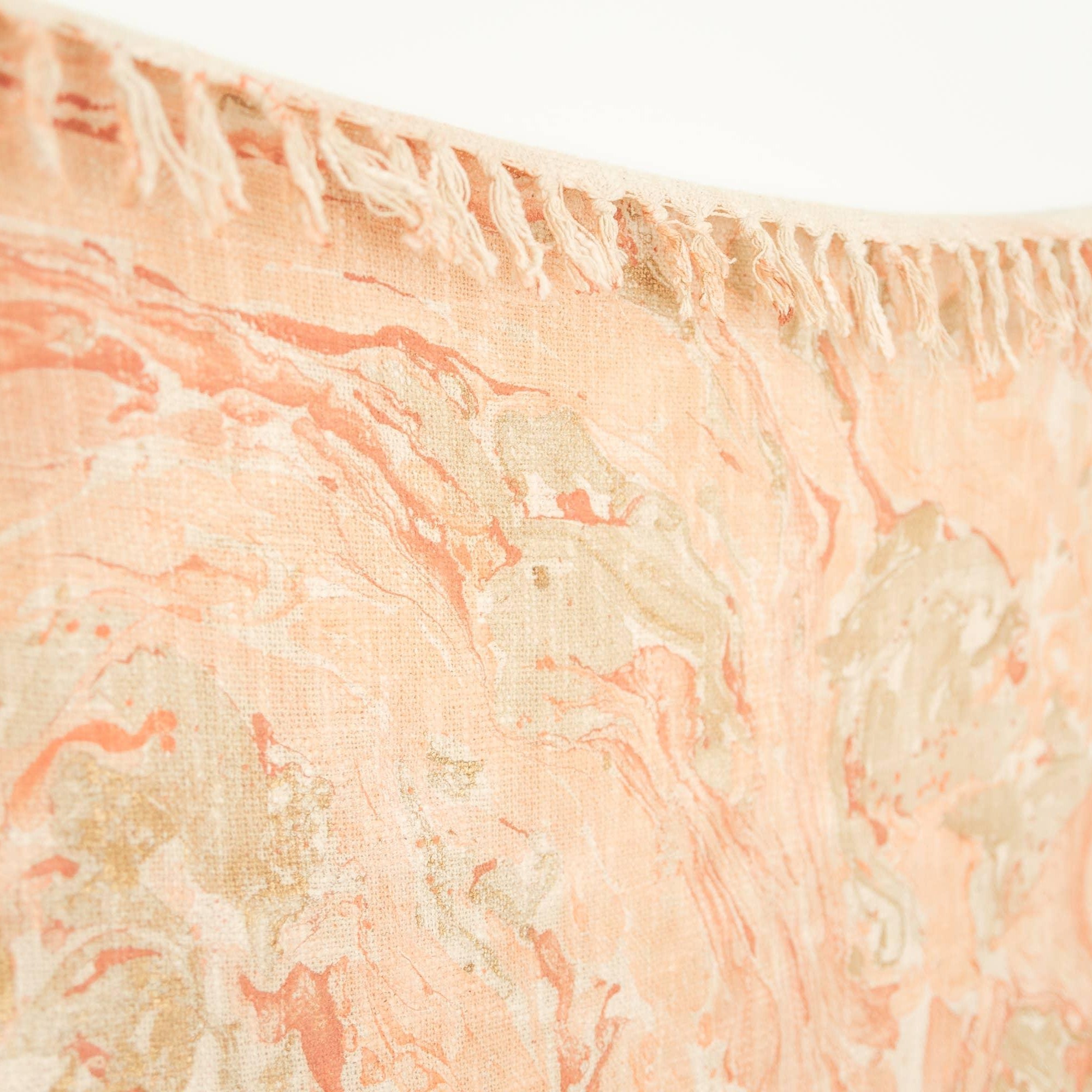 Peach Marble Throw - Signastyle Boutique