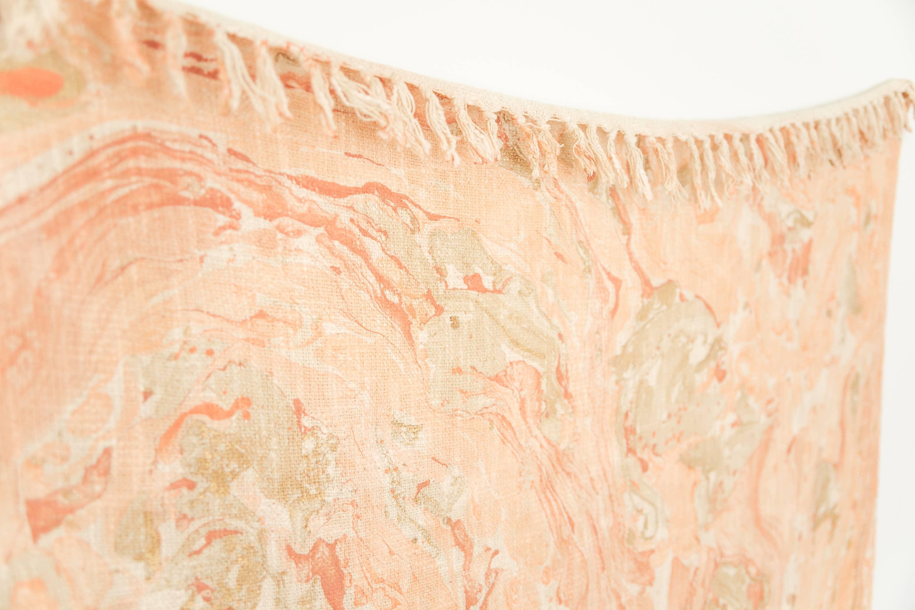 Peach Marble Throw - Signastyle Boutique