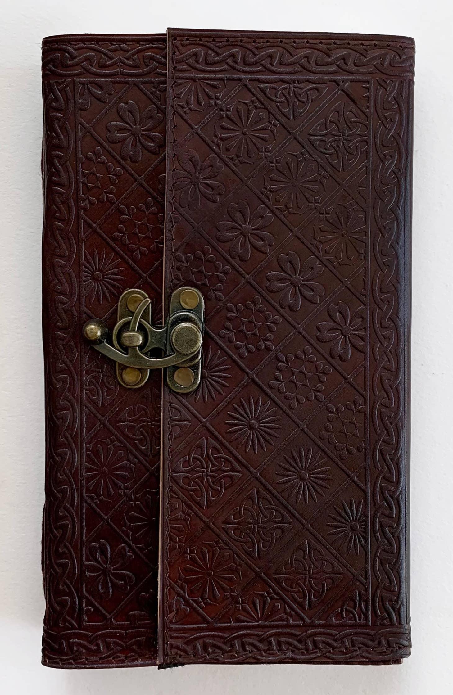 Brown Embossed Journal ~ 5.5" x 9" - Signastyle Boutique
