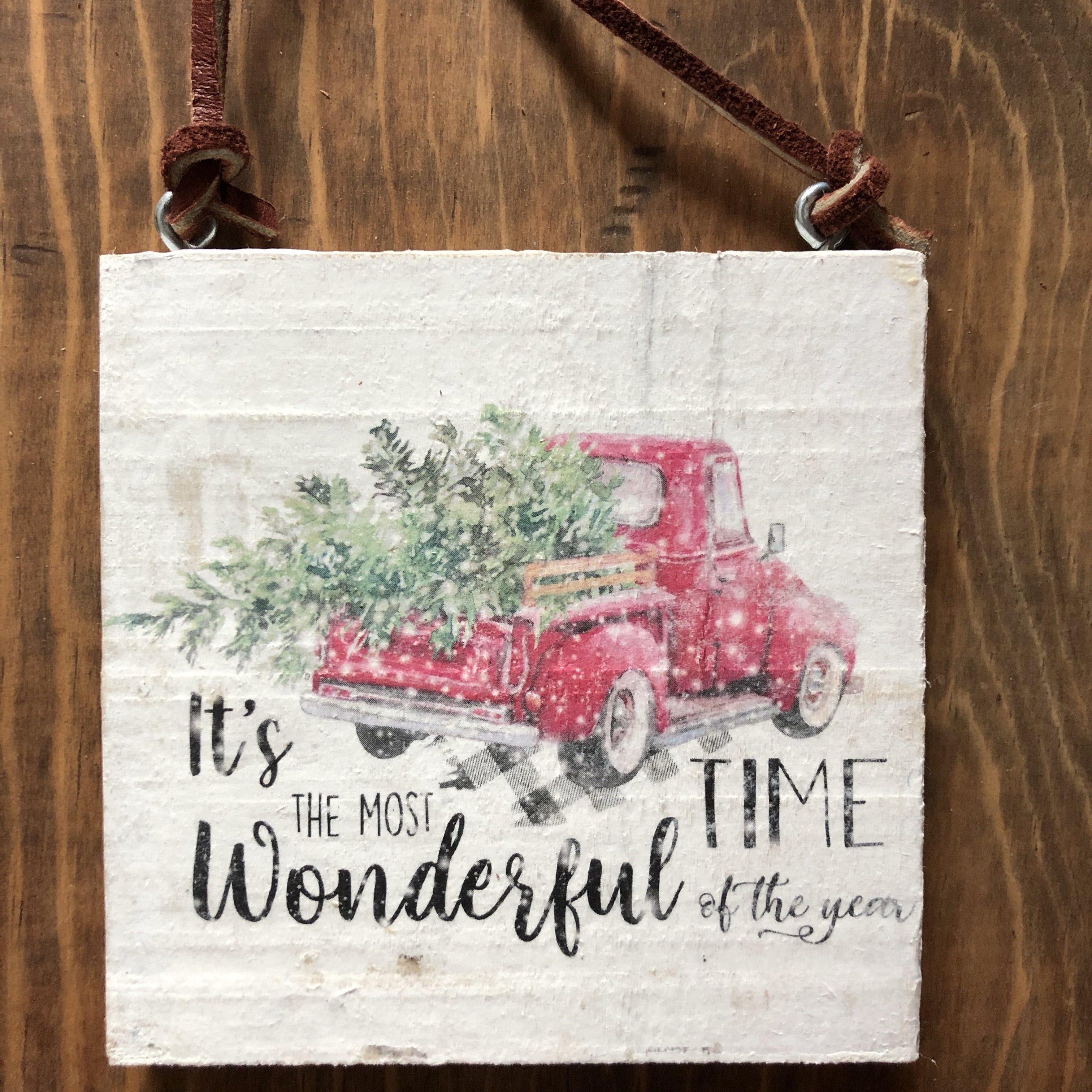 Mini Holiday Wood Signs - Signastyle Boutique