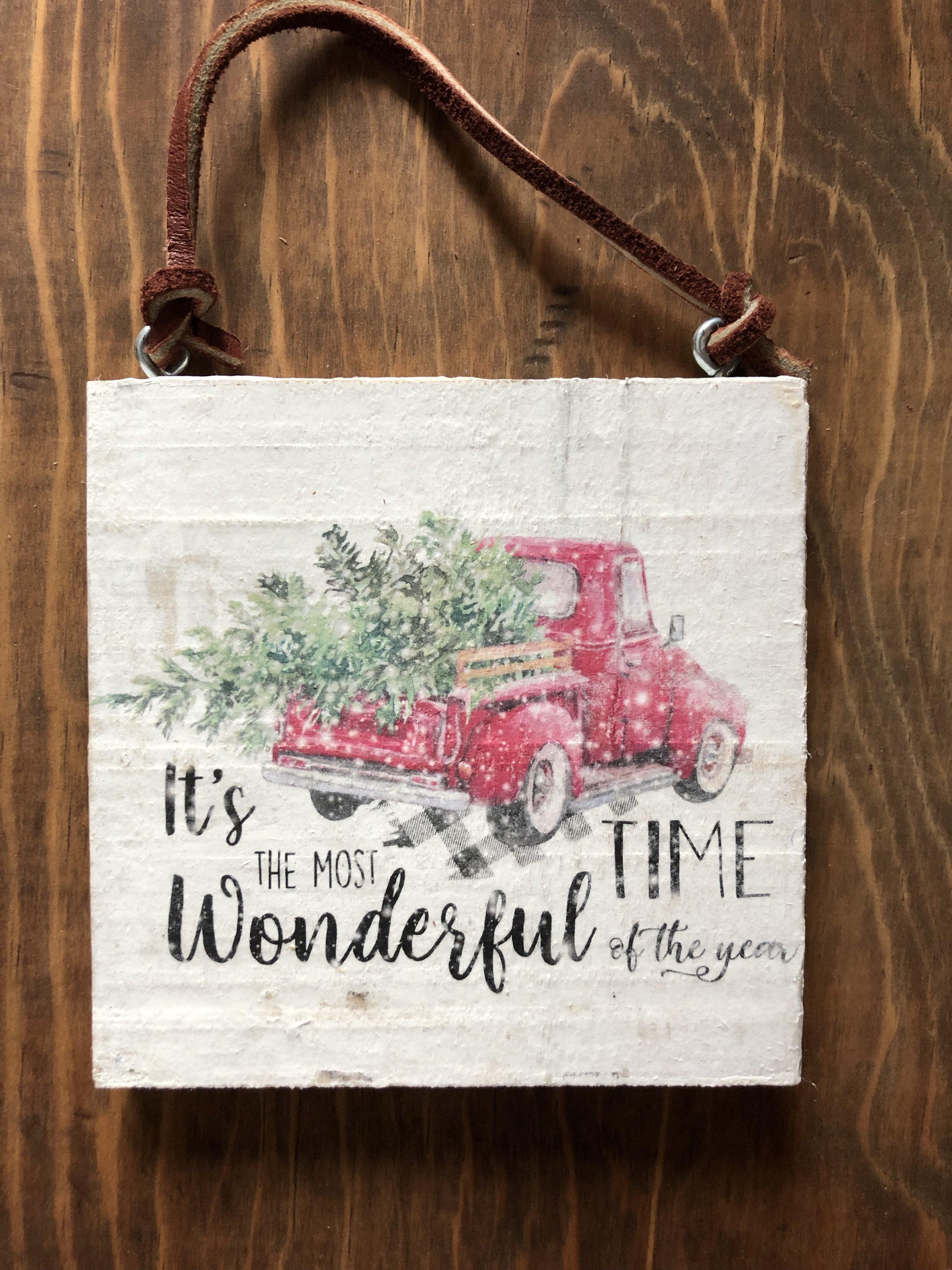 Mini Holiday Wood Signs - Signastyle Boutique