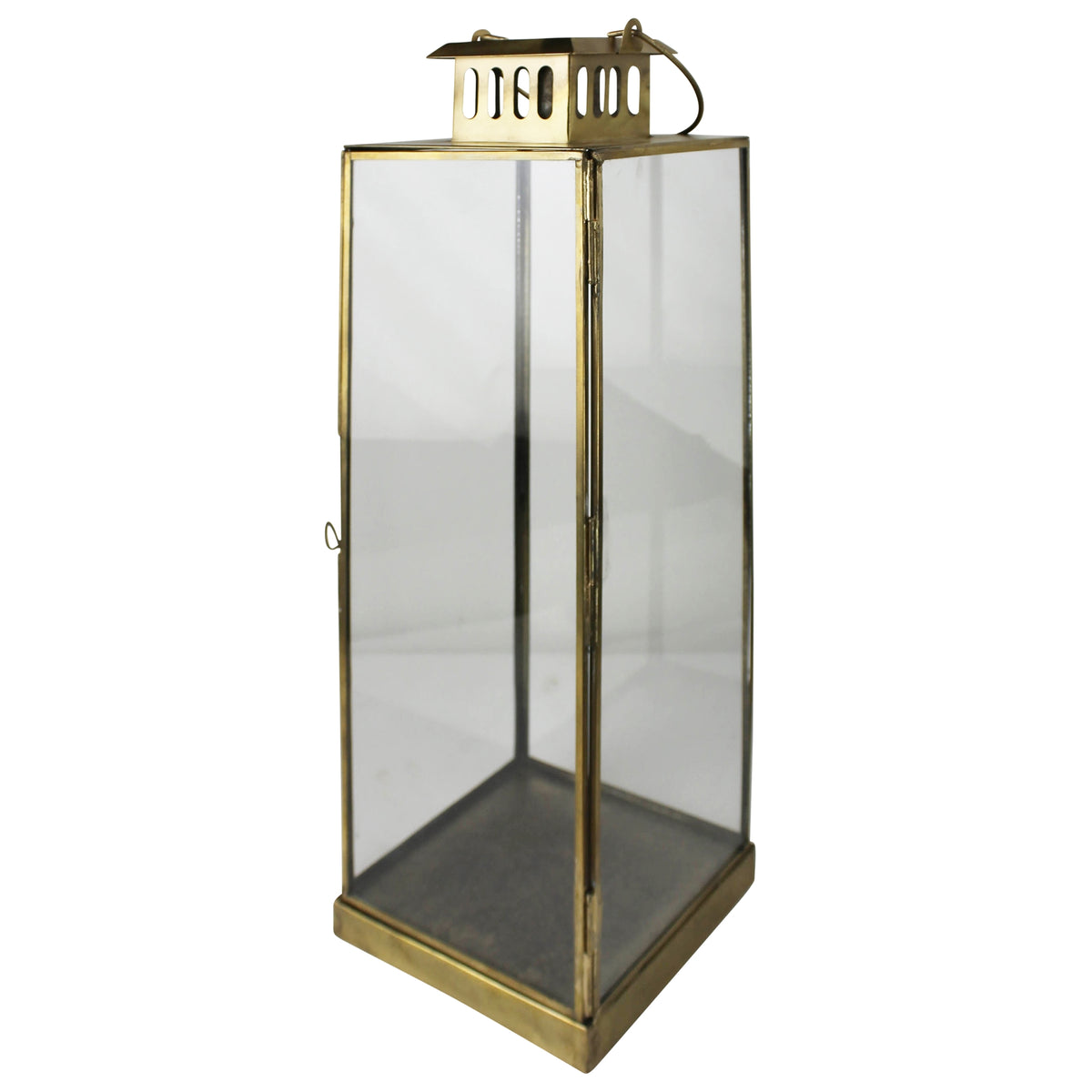 Leon Lantern, Brass - Lrg