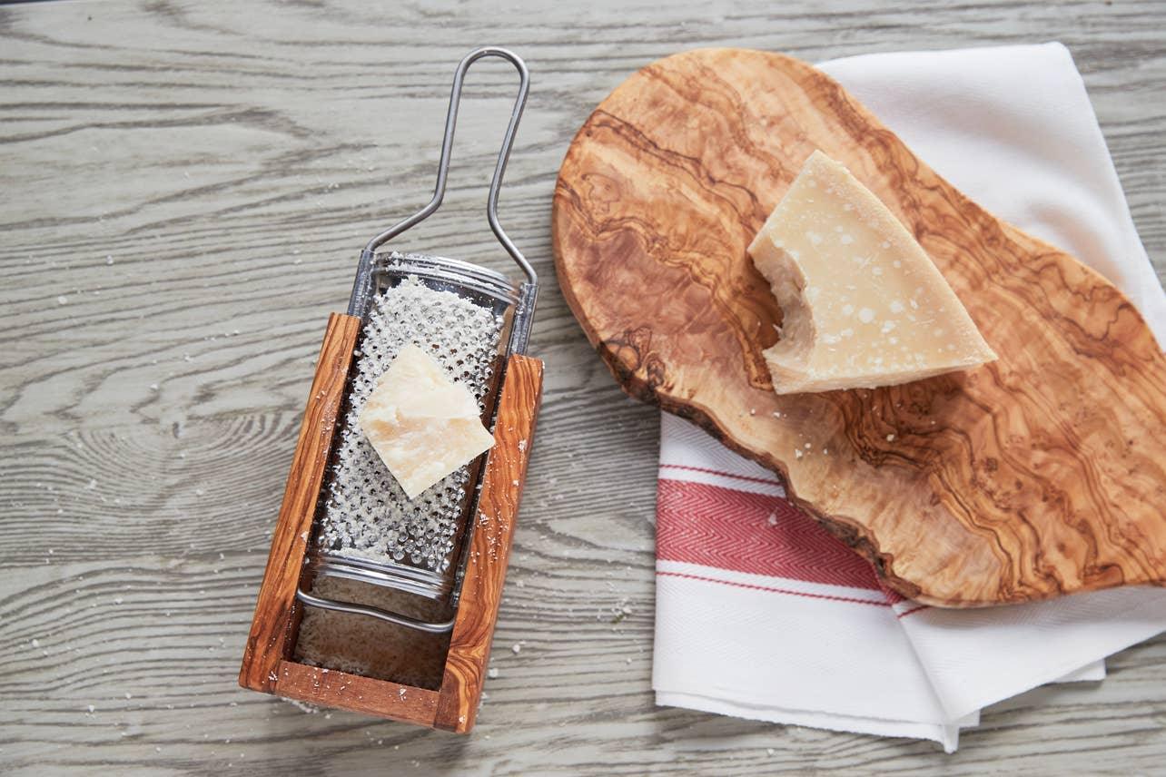 Italian Olivewood Box Cheese Grater - Signastyle Boutique