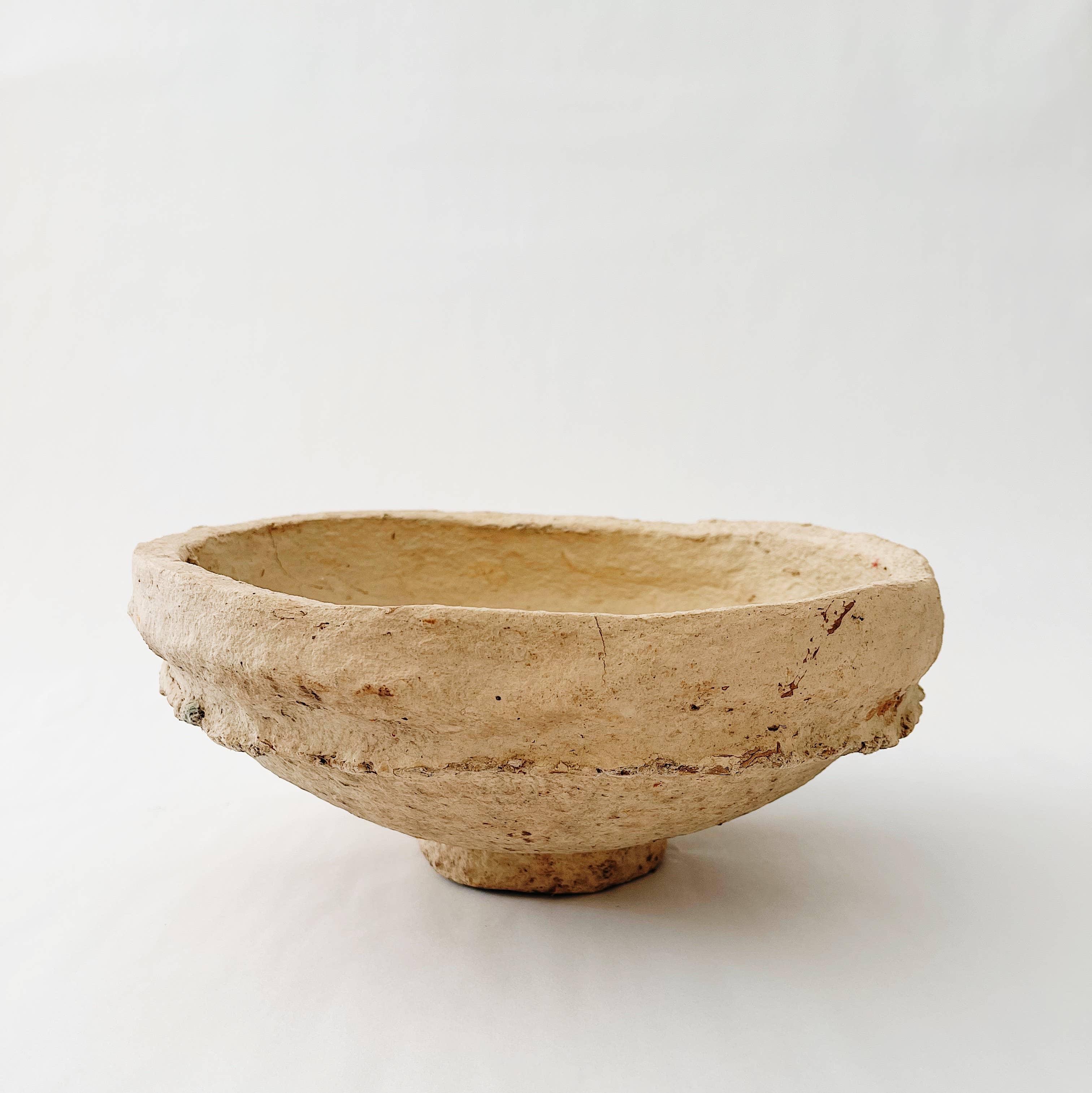 Antique Paper Mache Bowl: Medium - Signastyle Boutique