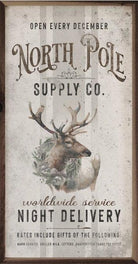 North Pole Supply Co. 12x24 - Signastyle Boutique