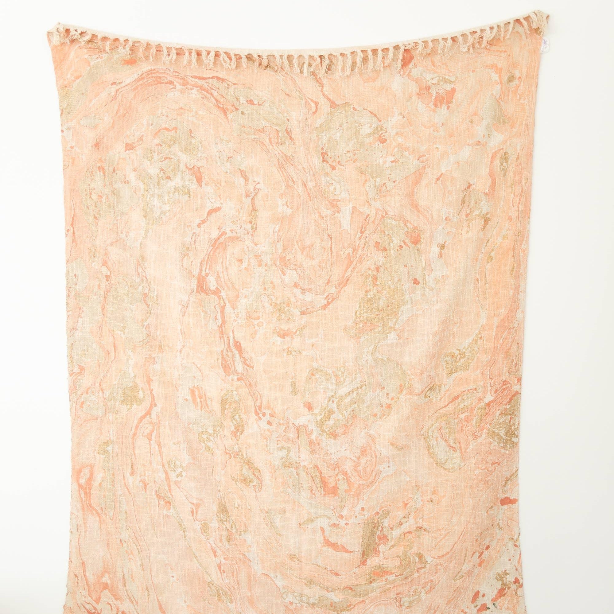 Peach Marble Throw - Signastyle Boutique
