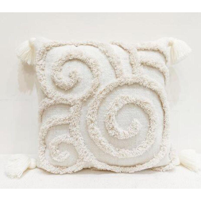 Hand Tufted Cotton Swirly Cushion - Signastyle Boutique