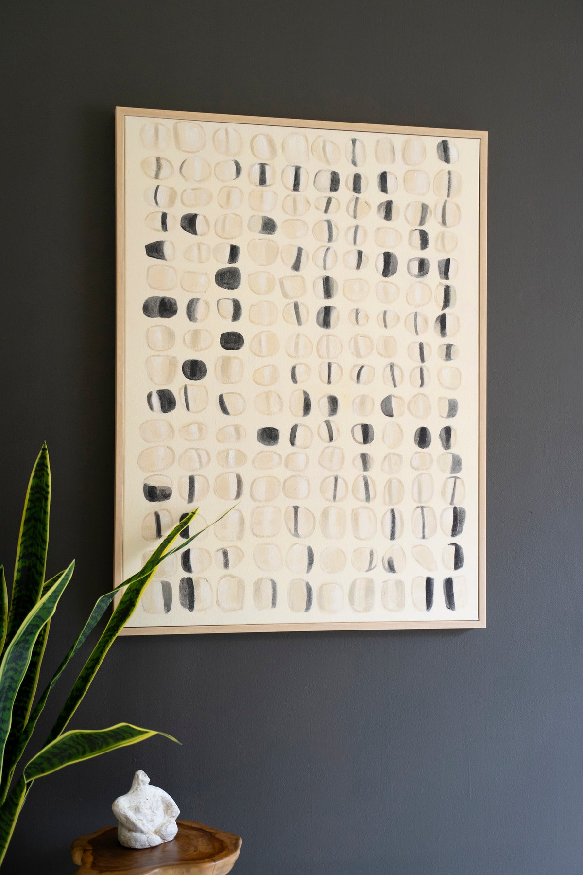 Framed Acrylic Painting Abstract
