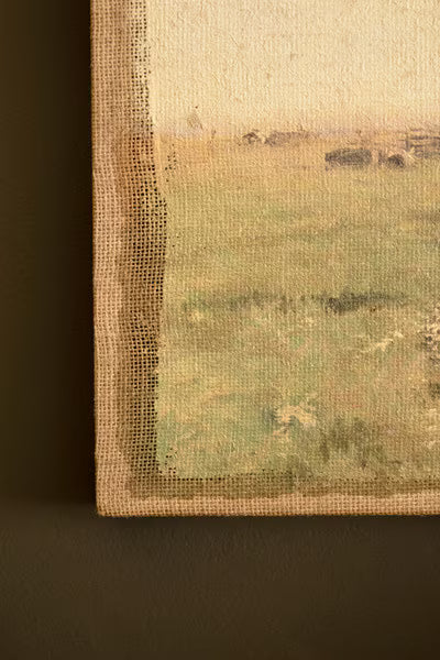 Canvas Paint Over Print Cows #1