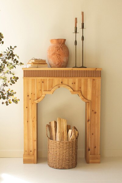 Natural Fir Wood Mantle