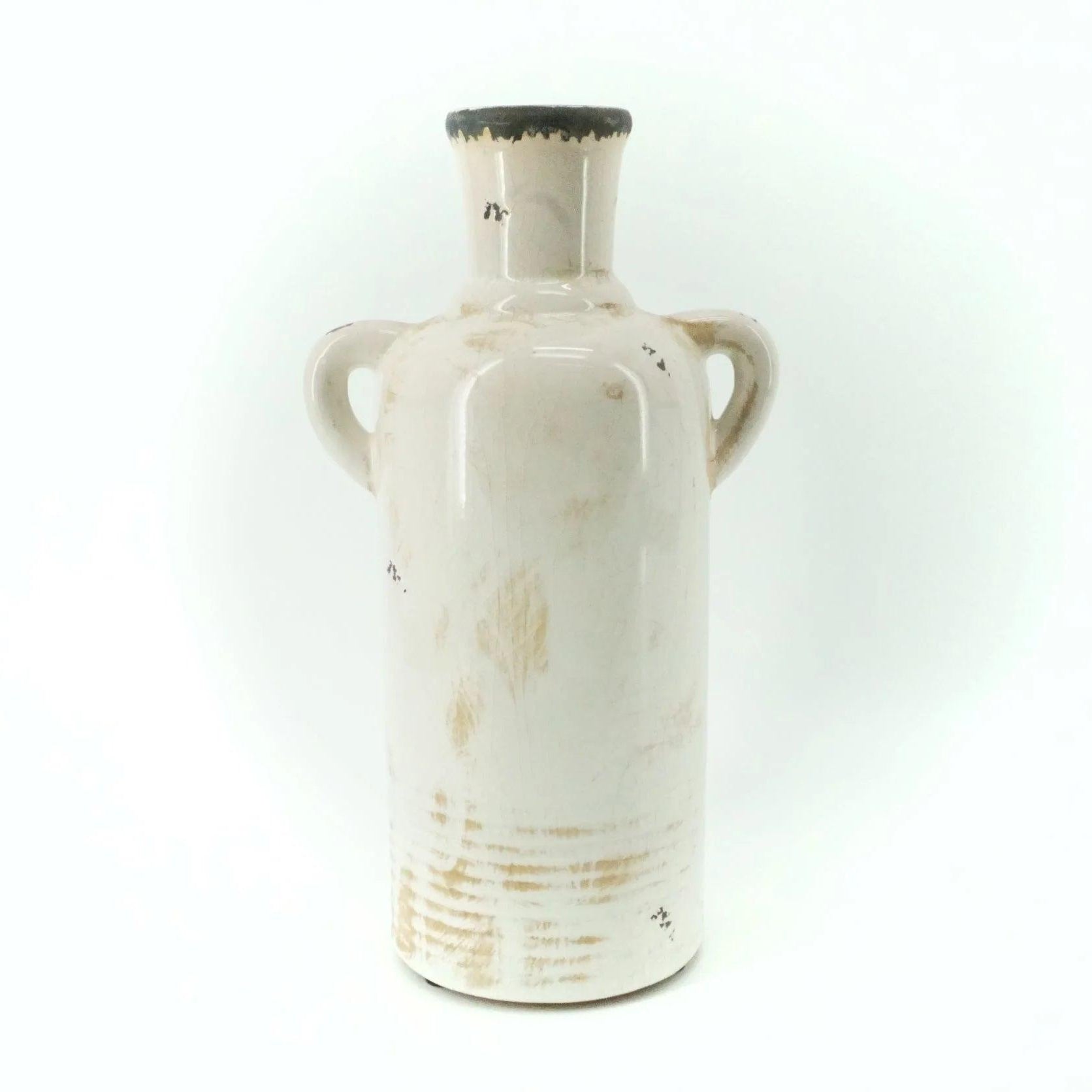 Aged Ivory Arctic Dance Vase - Signastyle Boutique