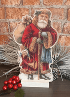 Vintage Red Santa with Brown Bag - Signastyle Boutique
