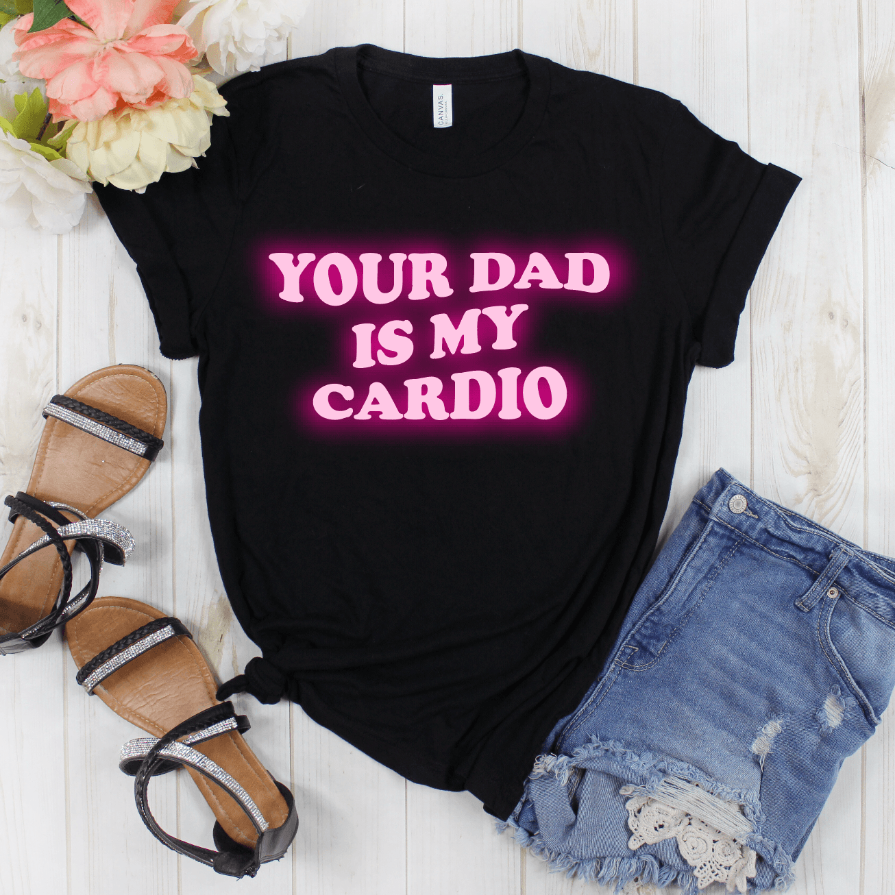 Copy of YOUR DAD IS MY CARDIO Full Length (PINK INK) - Signastyle Boutique