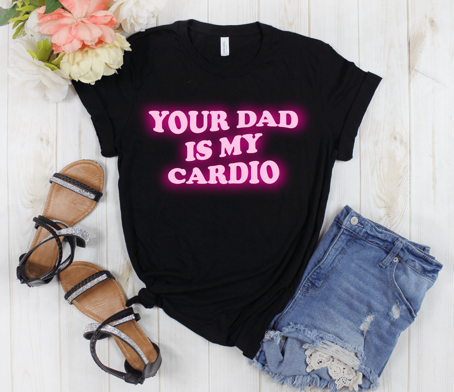 Copy of YOUR DAD IS MY CARDIO Full Length (PINK INK) - Signastyle Boutique