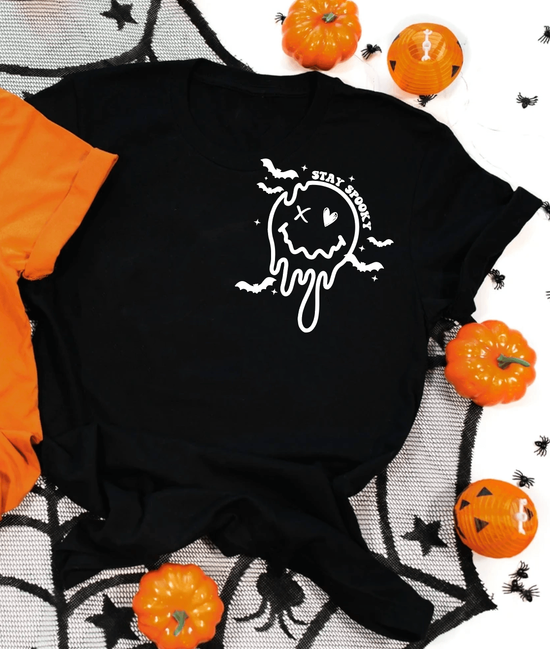 Stay Spooky(Black pocket tee) - Signastyle Boutique
