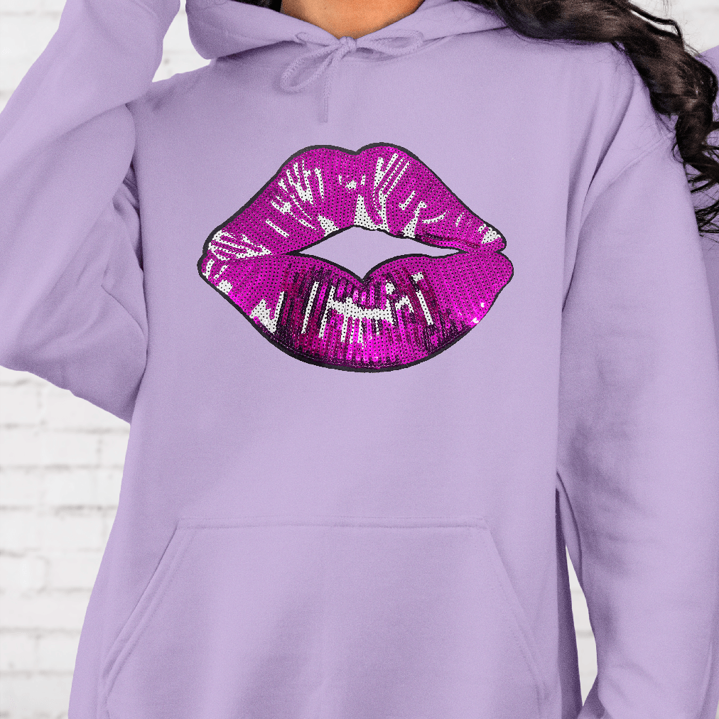 Sequins Patches LIPS 💋(Orchid) - Signastyle Boutique