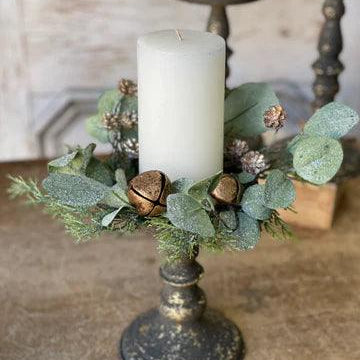 Gold Song Eucalyptus Candle Ring - Signastyle Boutique
