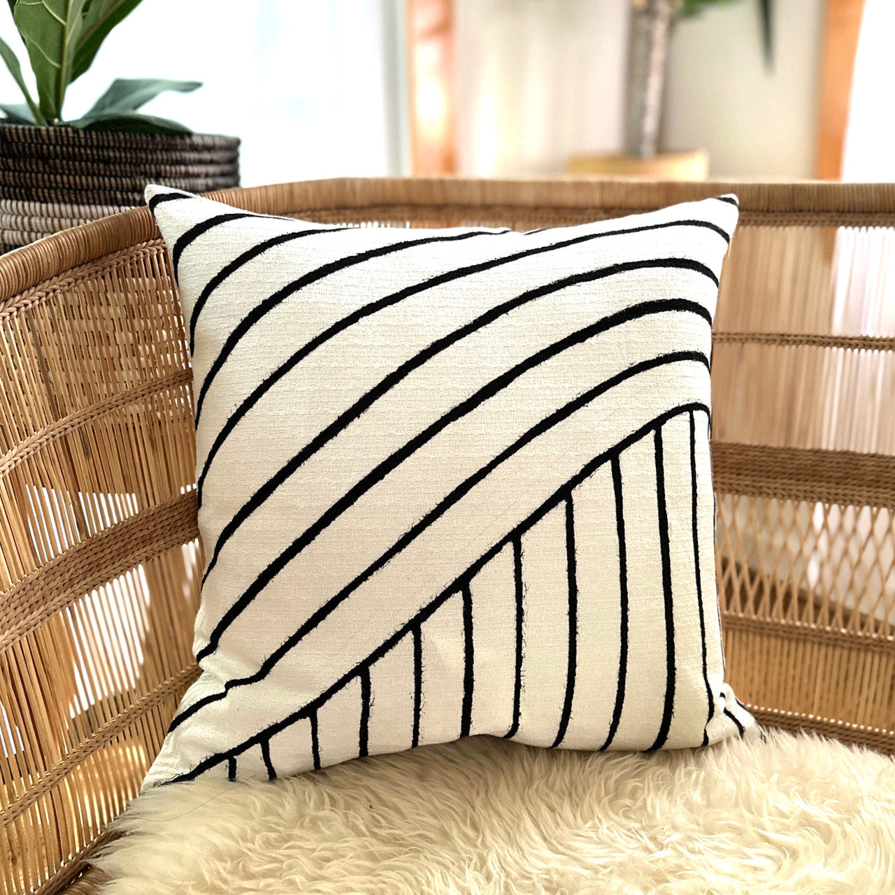 Signastyle Organic Lines Sadza Pillow - Thumbnail 3