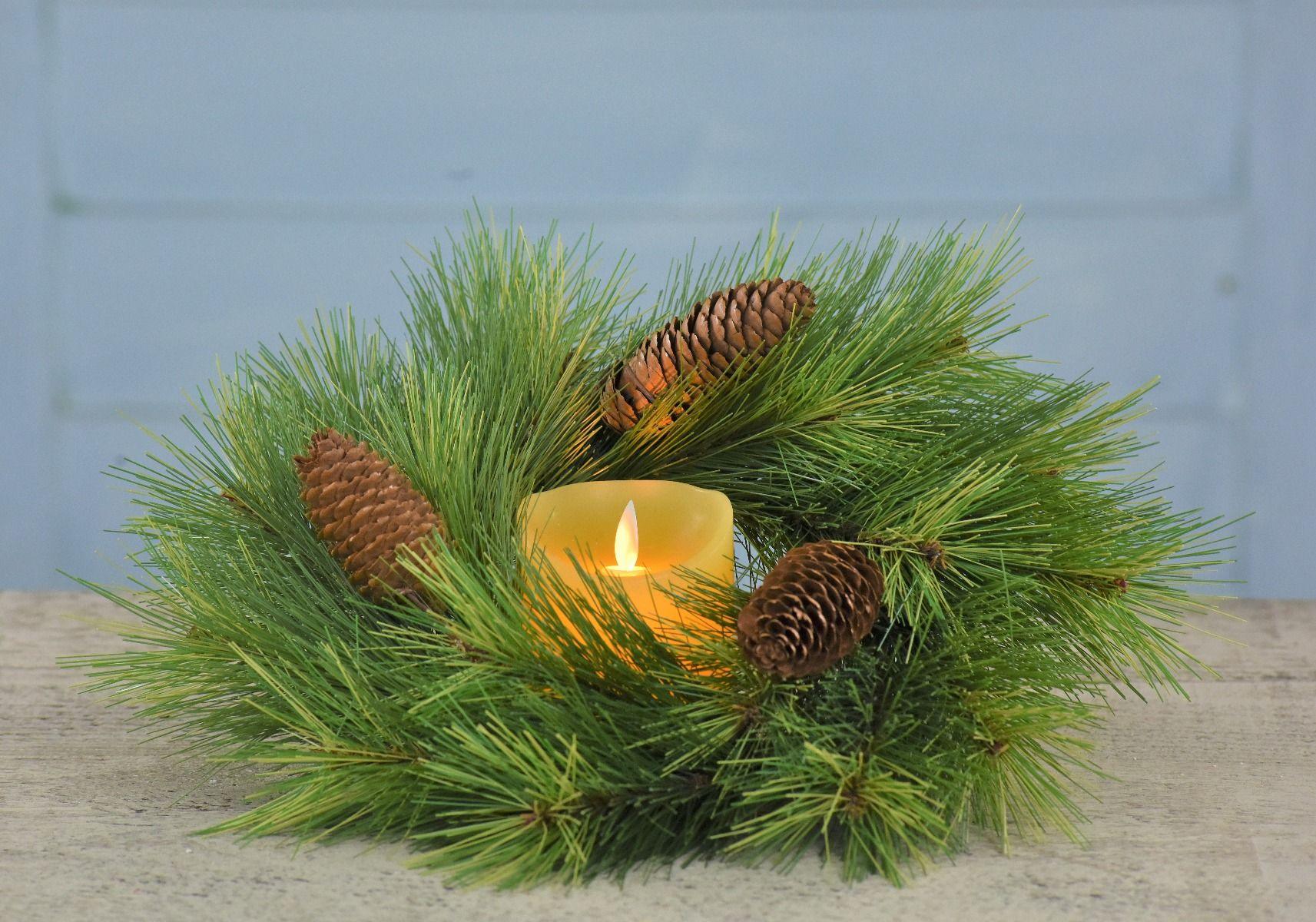 Mountain Pine 6.5in Candle Ring - Signastyle Boutique