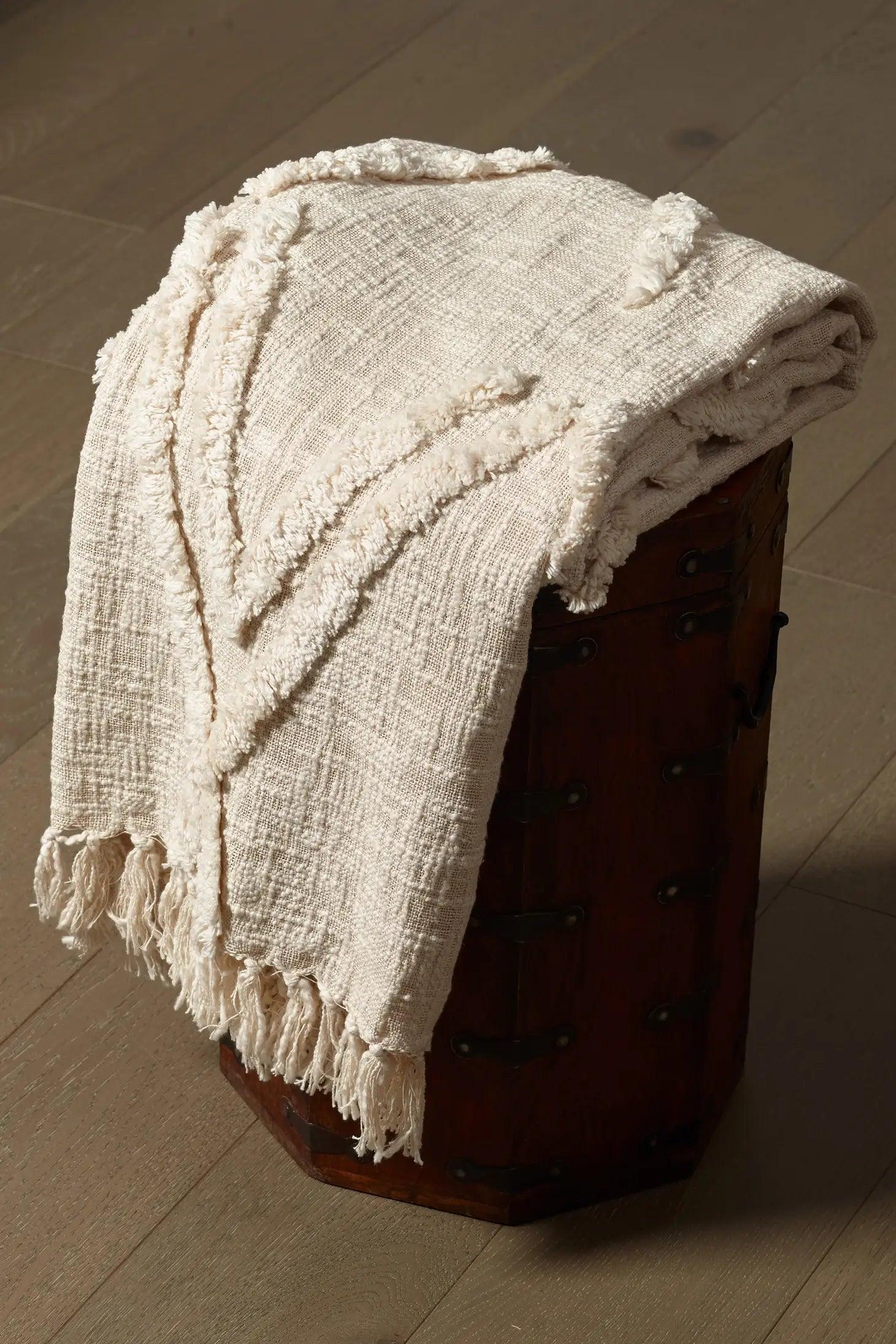 Handmade Tufted Throw Blanket - Signastyle Boutique