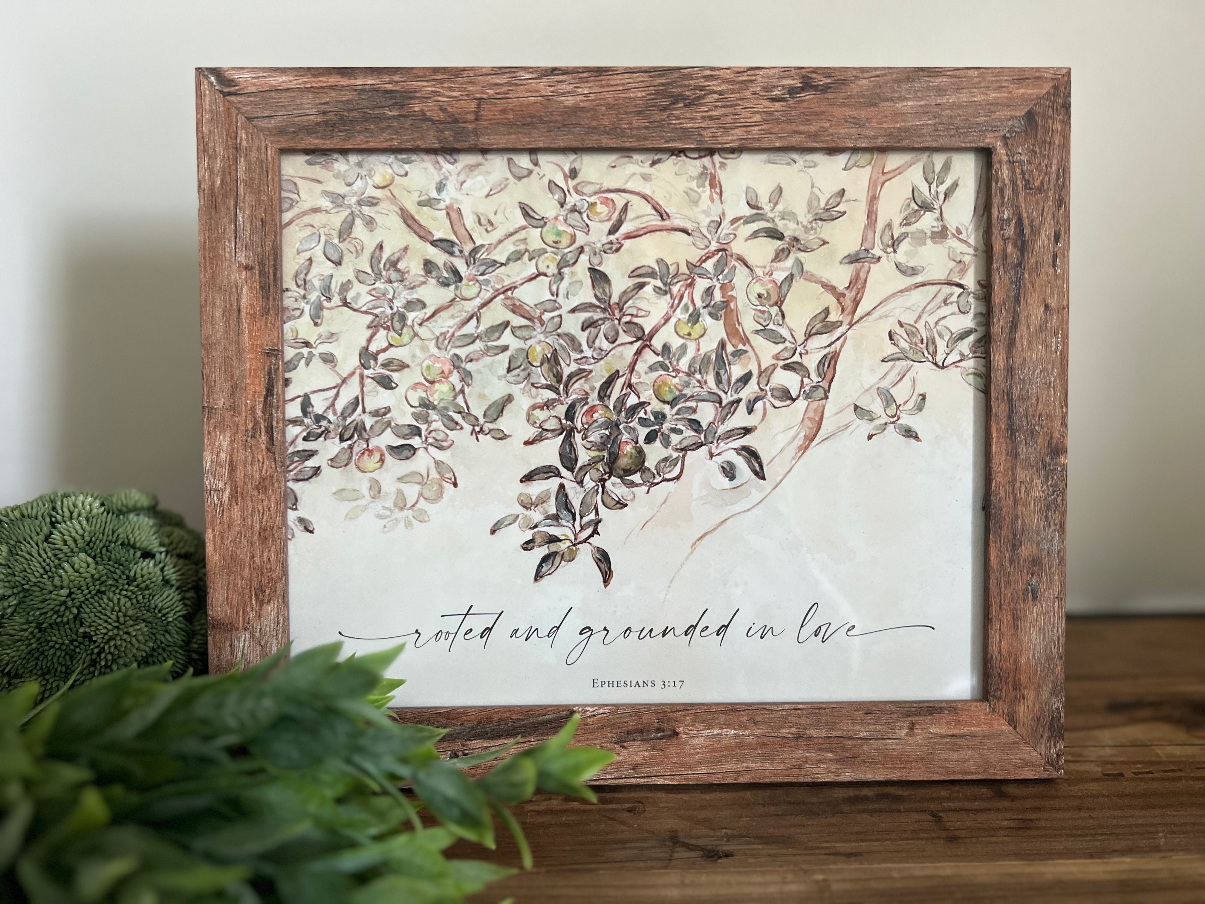 Rooted and Grounded - Framed Art Print - Signastyle Boutique