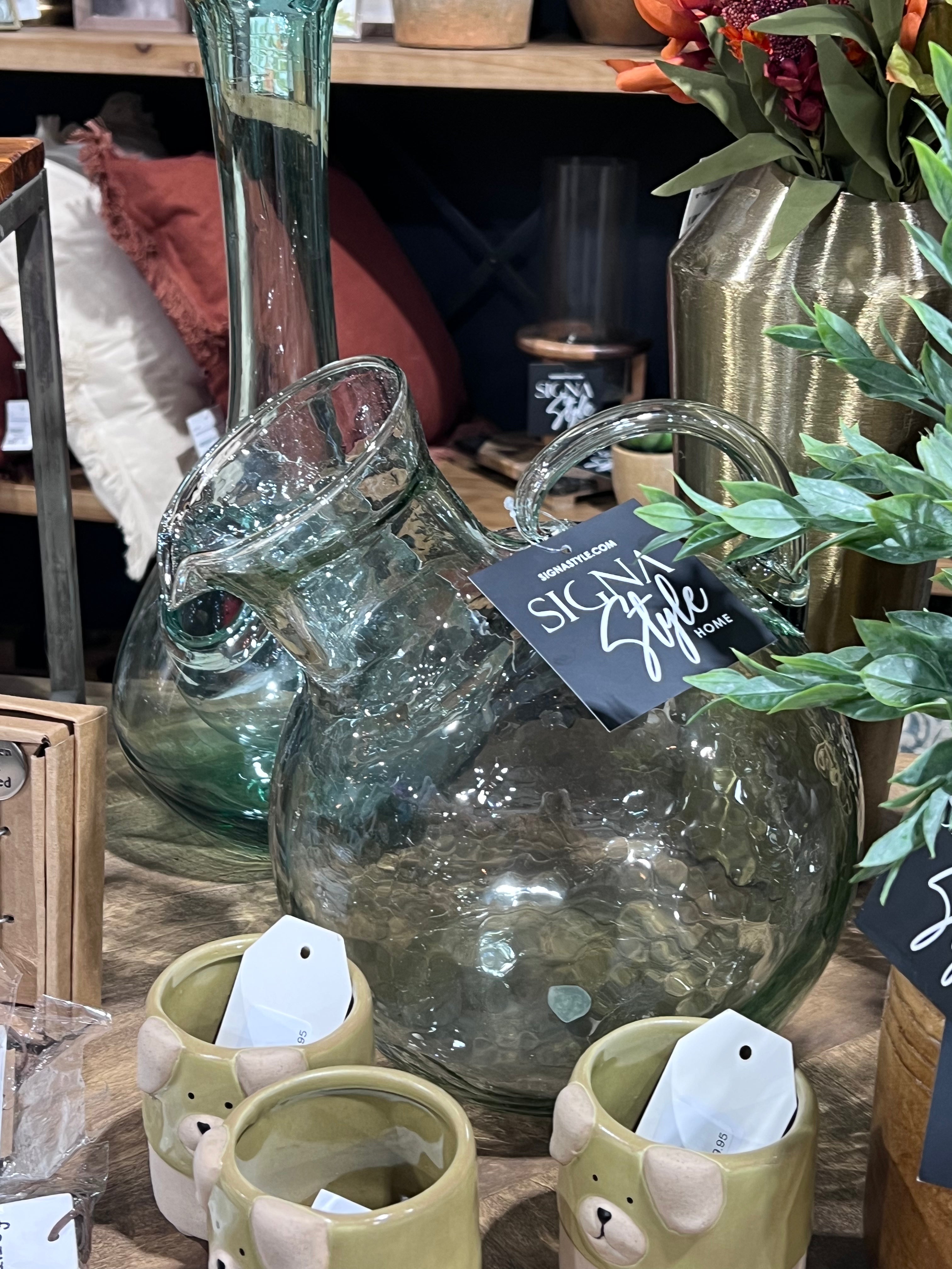 Small Mouthed Circular Tilted Pitcher - Signastyle Boutique