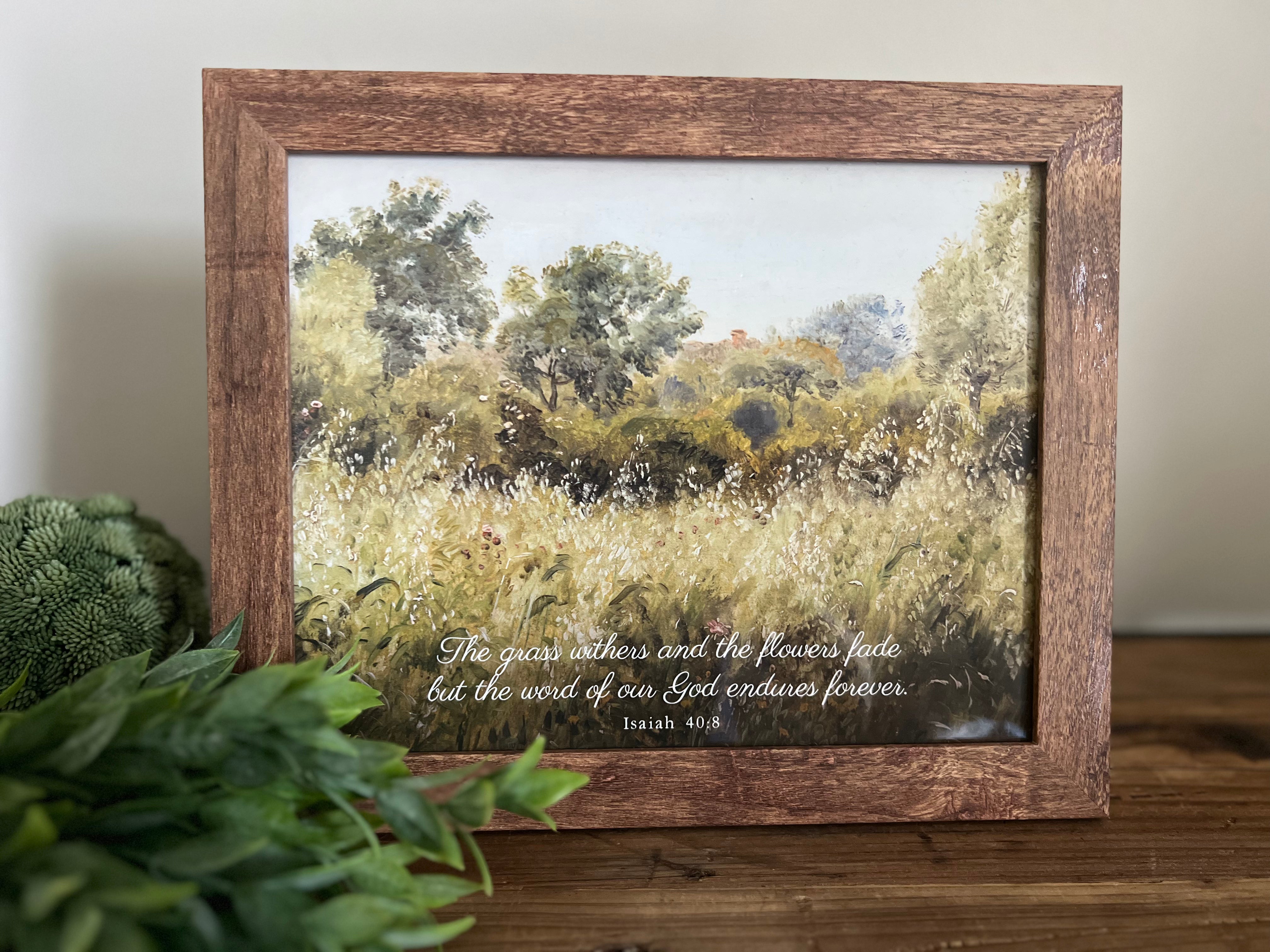 Grass Withers (Green) Framed Art Print - Signastyle Boutique