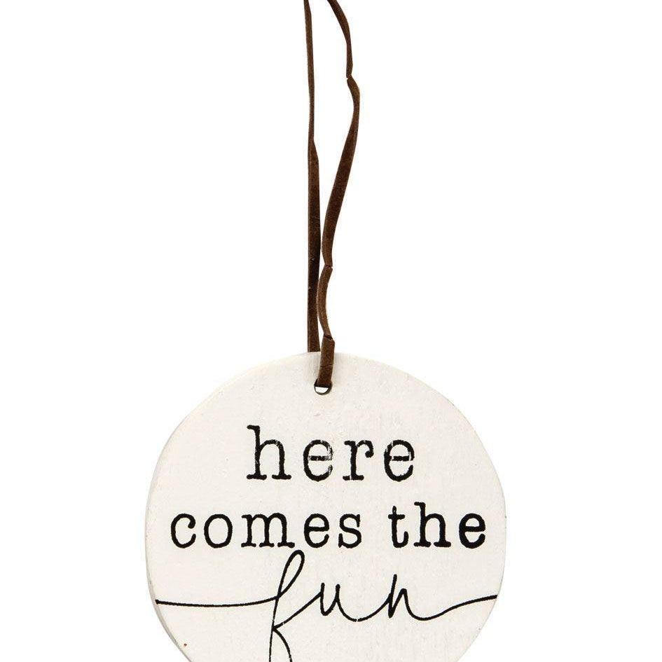 Here Comes the Fun Wine Tags - Set of 3 - Signastyle Boutique
