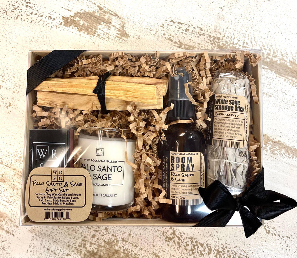 Palo Santo & Sage Gift Set-Gifts-Rustic Barn Boutique