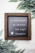 Narrate Dog Sign - Signastyle Boutique